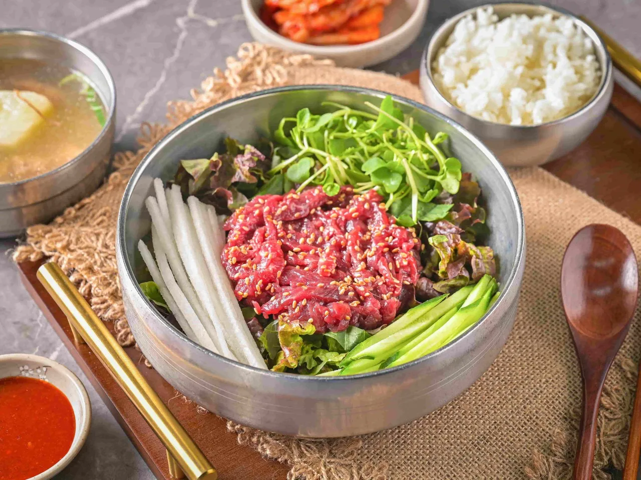 Buchon Yukhoe — food