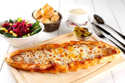 Kervan (Famille Station Branch) — signature dish: Pide (Turkish Flatbread)